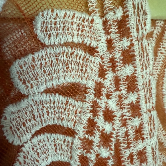 NWT Siren Lily Maternity Sheer Embroidered Kimono Duster Cover Up Size Large - Picture 3 of 12